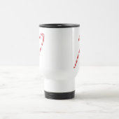 Candy Cane Graphic Reisebecher (Mittel)