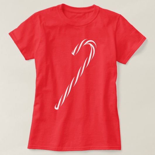 Candy Cane Graphic T-Shirt (Design vorne)