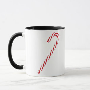Candy Cane Graphic Tasse