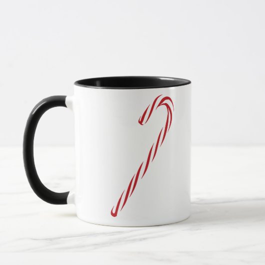 Candy Cane Graphic Tasse (Links)