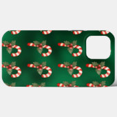 Candy Cane Green Metalliday Niedlich Case-Mate iPhone Hülle (Rückseite (Horizontal))