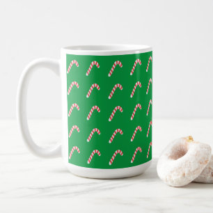 Candy Cane Green Niedlich Simple Christmas Holiday Kaffeetasse