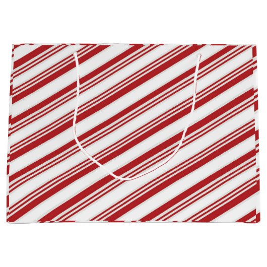 Candy Cane Große Geschenktüte (Vorderseite)