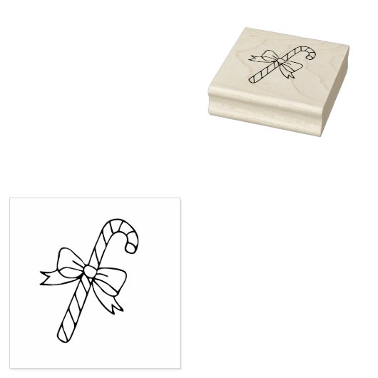 Candy Cane Gummistempel (Stempel)