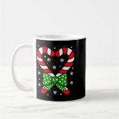 Candy Cane Heart Coquette Bow Christmas Toddler Ki Kaffeetasse (Links)