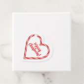 Candy Cane Heart Geschenkanhänger (Beispiel)