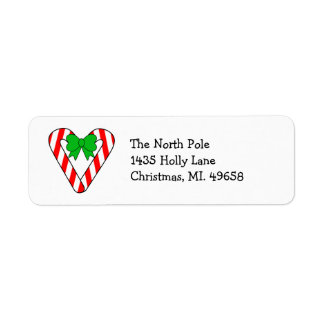 Candy Cane Heart Holiday