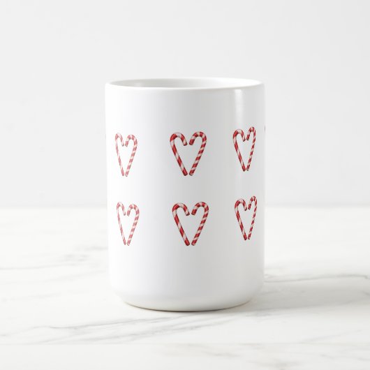 Candy Cane Heart Sweet Christmas Holiday Kaffeetasse (Mittel)