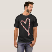 Candy Cane Heart T-Shirt (Vorne ganz)
