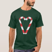 Candy Cane Heart T-Shirt (Vorderseite)