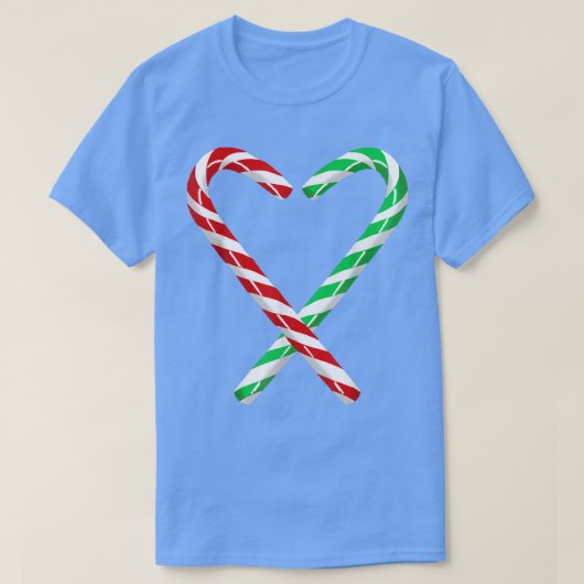 Candy Cane Heart T-Shirt (Design vorne)