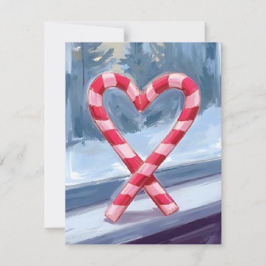 Candy Cane Heart Weihnachten (Vorderseite)
