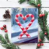 Candy Cane Heart Weihnachten