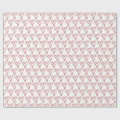 Candy Cane Hearts Geschenkpapier (Flach)