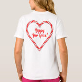 Candy Cane Hearts T-Shirt (Rückseite)