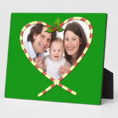 Candy Cane Herz Ihr Foto Fotoplatte (Seite)