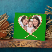 Candy Cane Herz Ihr Foto Fotoplatte (Seite)