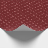 Candy Cane Herz Wrapping Paper Geschenkpapier (Ecke)