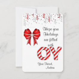 Candy Cane Holder Geschenkmarken für Kinder Dankeskarte