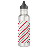 Candy Cane Holiday Edelstahlflasche (Links)