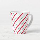Candy Cane Holiday Latte Tasse (Rechte Ecke)