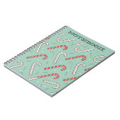 Candy Cane Holiday Premium Notebook Notizblock (Linke Seite)