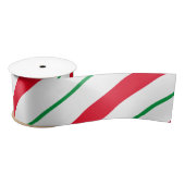 Candy Cane Holiday Satin Ribbon Satinband (Spule)