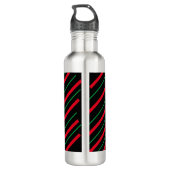 Candy Cane Holiday Stainless Steel Water Flasche Edelstahlflasche (Rückseite)