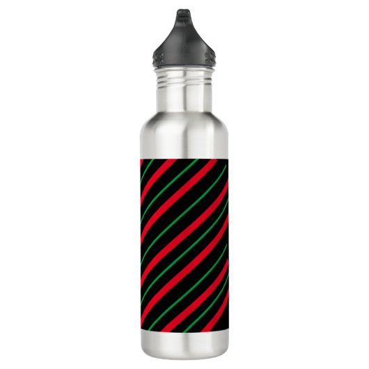 Candy Cane Holiday Stainless Steel Water Flasche Edelstahlflasche (Rechts)