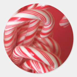 Candy Cane Holiday Stickers und Umschlag Aufkleber