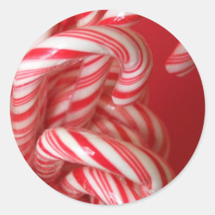 Candy Cane Holiday Stickers und Umschlag Aufkleber