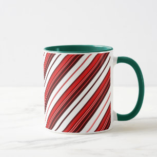 Candy Cane Holiday Tasse