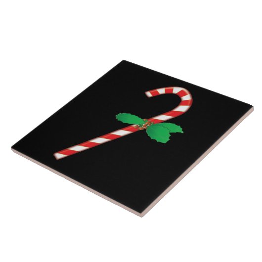 Candy Cane Holiday Tile Fliese (Seite)