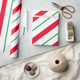 Candy Cane Holiday Wrapping Paper Geschenkpapier