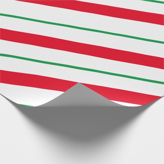 Candy Cane Holiday Wrapping Paper Geschenkpapier (Ecke)