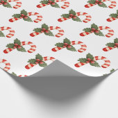 Candy Cane Holiday Xmas Weihnachtsgeschenk Geschenkpapier (Ecke)
