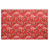 Candy Cane Holly Jolly Modernes Festival Stoff (Fat Quarter (45,7 x 55,9 cm))