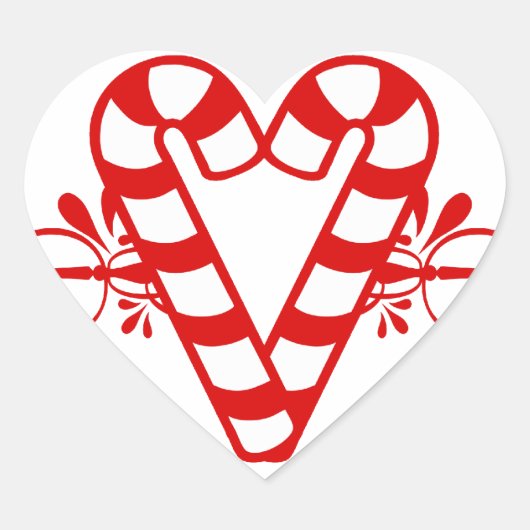 Candy Cane hört Stickers (Vorderseite)