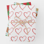 Candy Cane hört Weihnachtskekse Weihnachtsbaum Geschenkpapier Set (Beispiel)