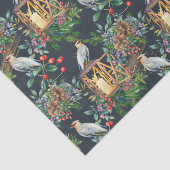 Candy Cane House, Gingerbrot man, Poinsettia Seidenpapier (Ausschnitt)