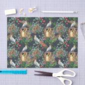 Candy Cane House, Gingerbrot man, Poinsettia Seidenpapier (Handwerk)