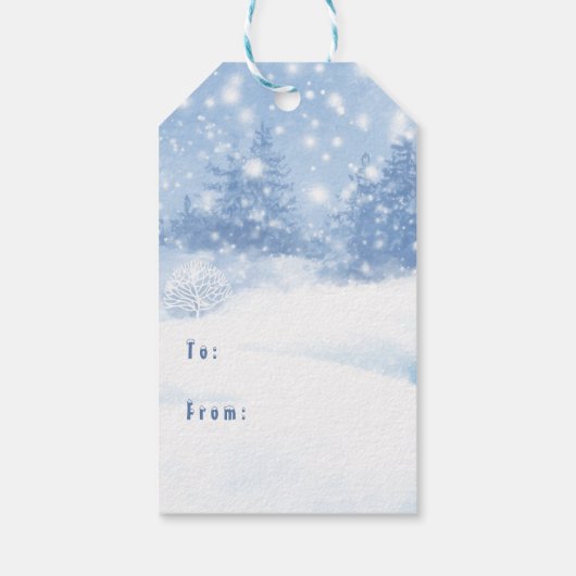 Candy Cane House, Lebkuchenjunge, Mädchen Geschenkanhänger (Rückseite)