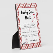 Candy Cane Hunt Game Plaque Fotoplatte (Seite)