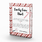 Candy Cane Hunt Sign Fotoblock (Rechts)