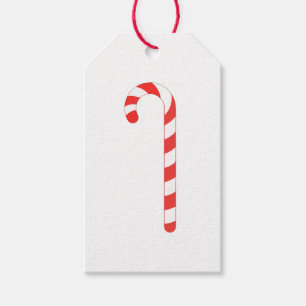 Candy Cane Illustration Classic Gift Tags Geschenkanhänger