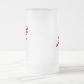 Candy Cane Joy Mattglas Bierglas (Mittel)