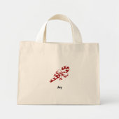 Candy Cane Joy Mini Stoffbeutel (Vorne)