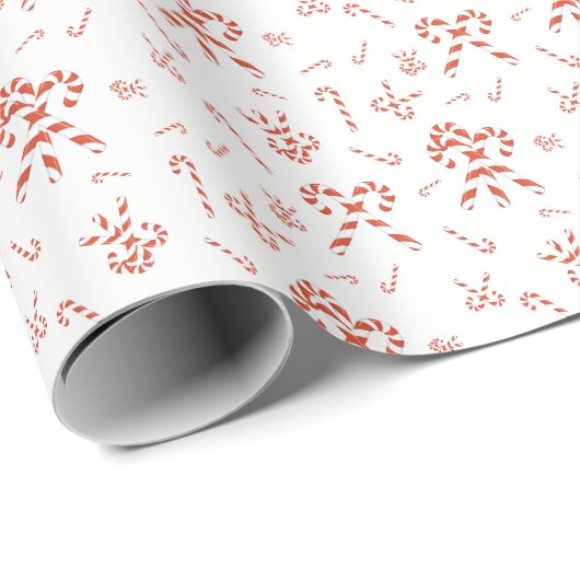 Candy Cane Jumble Geschenkpapier (Rolleneckpunkt)
