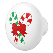 Candy Cane Keramik Knob Keramikknauf (Rechts)