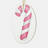 Candy Cane Keramik Ornament (Links)